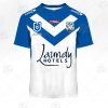 NRL Canterbury-Bankstown Bulldogs Custom Name Number 2021 Home Jersey T-Shirt