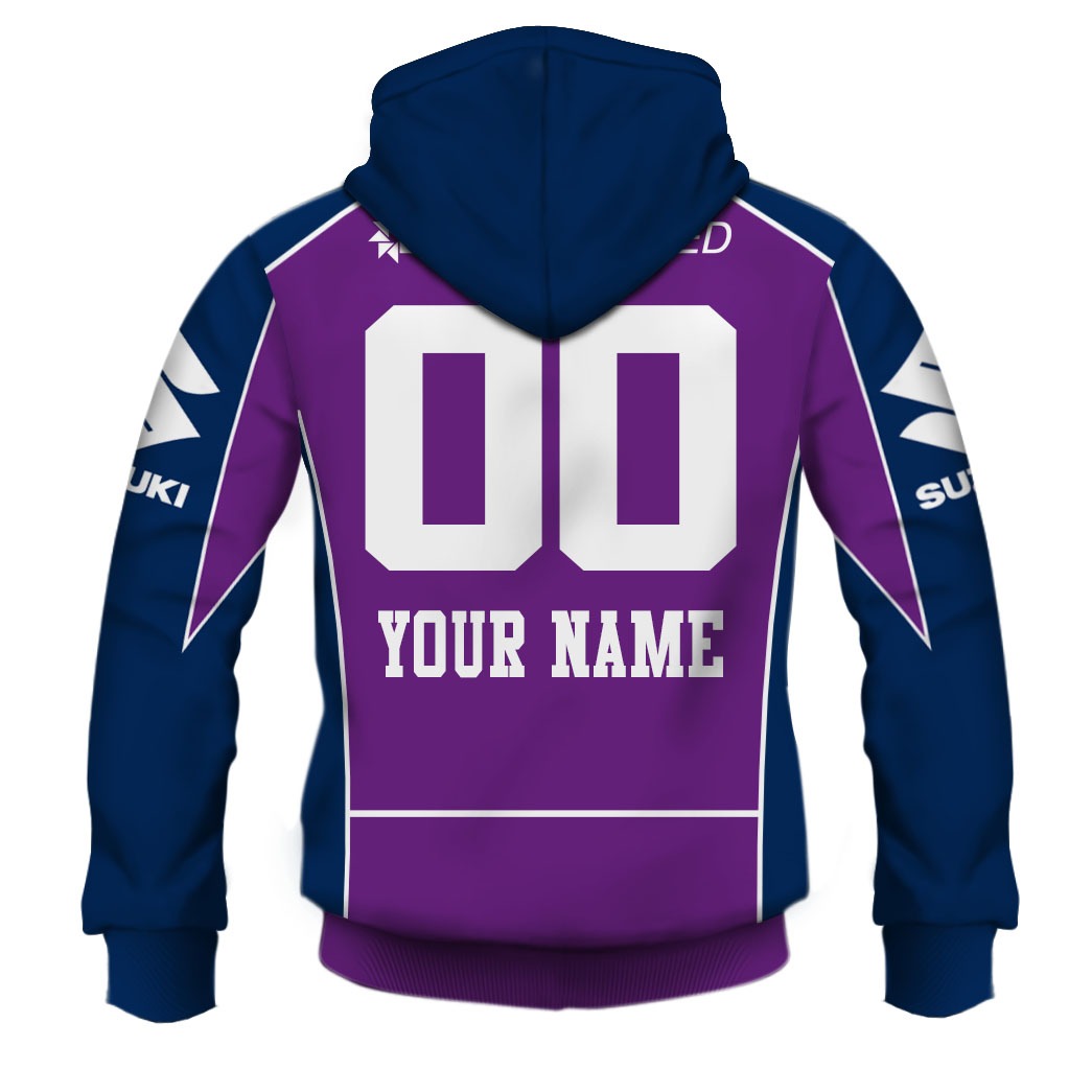 NRL Melbourne Storm Custom Name Number Vintage Home Jersey Zip Up Hoodie V3 NRL Melbourne Storm Custom Name Number Vintage Home Jersey Zip Up Hoodie V3