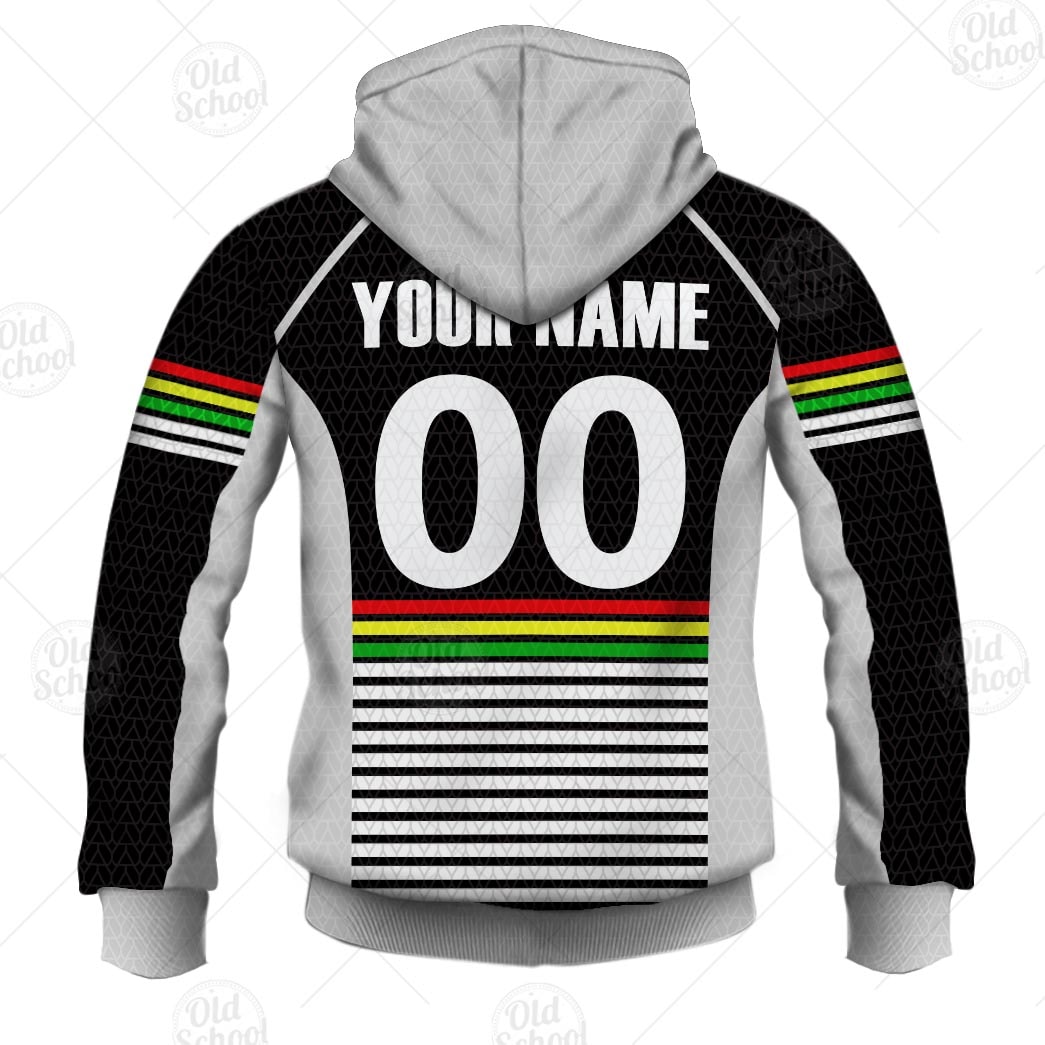 NRL Penrith Panthers Custom Name Number Christmas Knit Pattern Vintage Zip Up Hoodie NRL Penrith Panthers Custom Name Number Christmas Knit Pattern Vintage Zip Up Hoodie