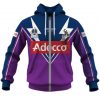 NRL Melbourne Storm Custom Name Number Vintage Home Jersey Zip Up Hoodie V2