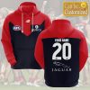 AFL Melbourne Demons Custom Name Number 2021 Home Guernsey Pullover Hoodie