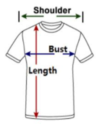 kids t-shirt size chart guide