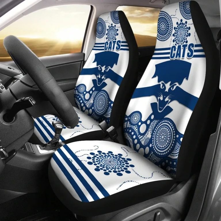 AFL Geelong Cats Indigenous Car Seat Covers