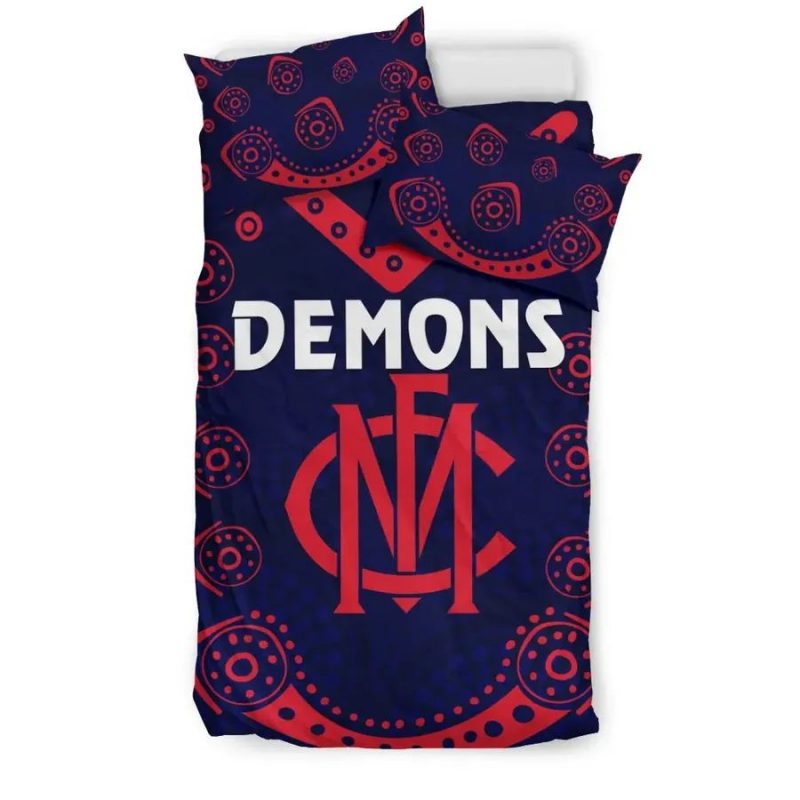 AFL Melbourne Demons Indigenous Doona Cover