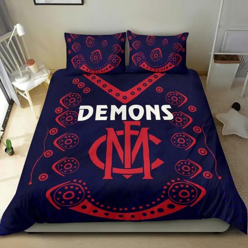 AFL Melbourne Demons Indigenous Doona Cover