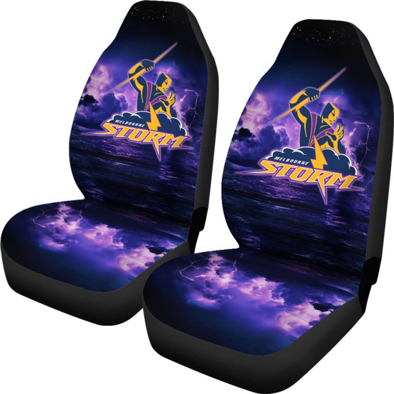 NRL Melbourne Storm Thunder Car Seat Covers