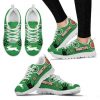 NRL South Sydney Rabbitohs Indigenous Green Running Shoes