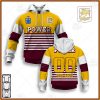 NRL Brisbane Broncos Custom Name Number 1988 Vintage Retro Jersey Pullover Hoodie