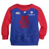 AFL Melbourne Demons Custom Name Number The Simpsons Guernsey Kids Sweatshirt