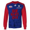 AFL Melbourne Demons Custom Name Number The Simpsons Guernsey Sweatshirt