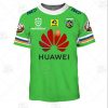 NRL Canberra Raiders Custom Name Number 2020 Home Jersey Kids T-Shirt