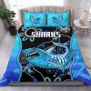 NRL Cronulla-Sutherland Sharks ANZAC Day Unique Indigenous Doona Cover