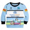 NRL Cronulla-Sutherland Sharks Custom Name Number Bluey Kids Sweatshirt