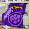 NRL Melbourne Storm Fleece Blanket V2