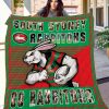 NRL South Sydney Rabbitohs Quilt Blanket V1