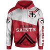 AFL St Kilda Saints Red Pullover Hoodie