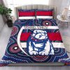 AFL Western Bulldogs Custom Name Indigenous Doona Cover