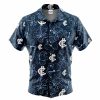 AFL Carlton Blues Floral Hawaiian Shirt