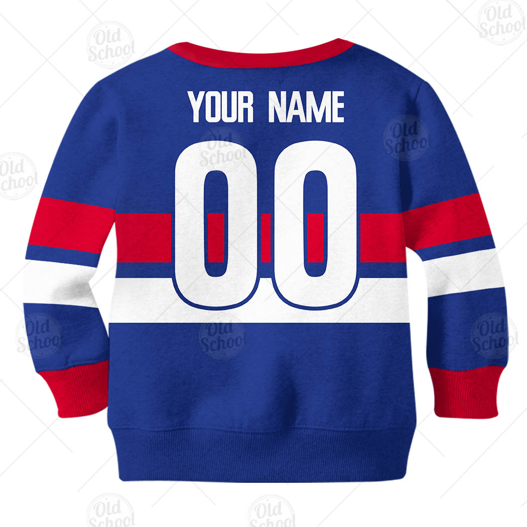 AFL Western Bulldogs Vintage Retro Kids Sweatshirt AFL Western Bulldogs Vintage Retro Kids Sweatshirt