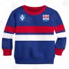 AFL Western Bulldogs Vintage Retro Kids Sweatshirt
