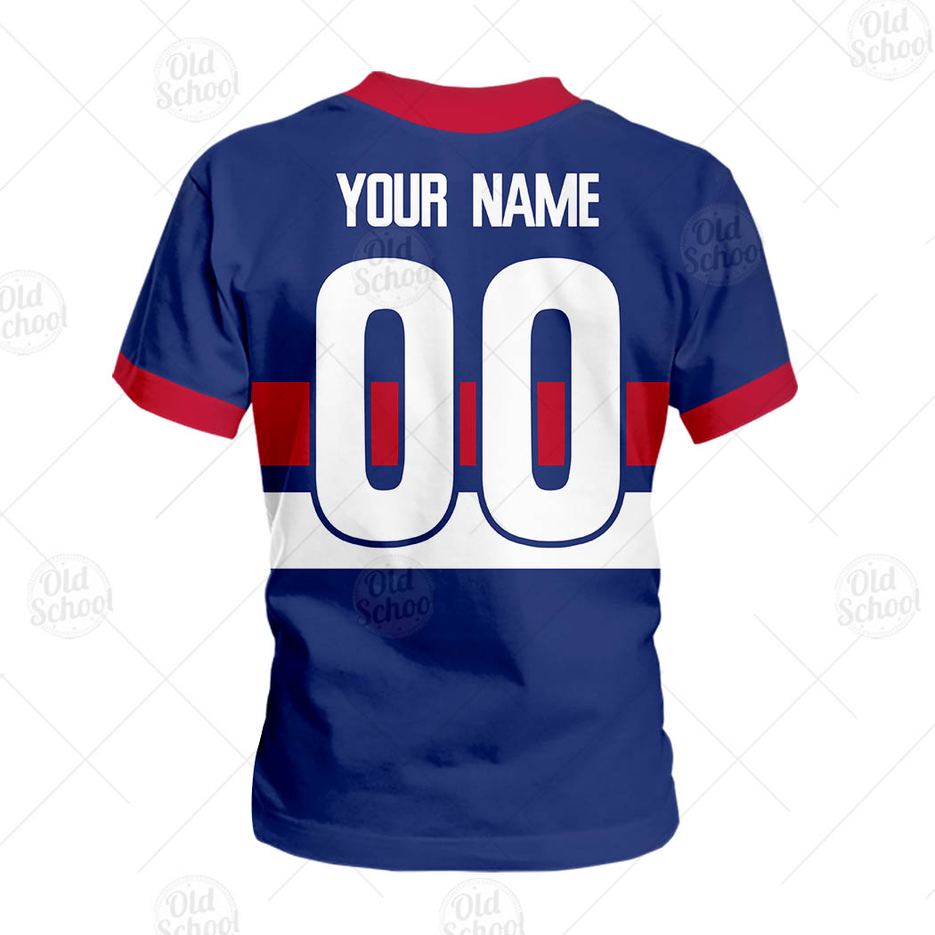 AFL Western Bulldogs Vintage Retro Kids T-Shirt AFL Western Bulldogs Vintage Retro Kids T-Shirt