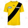 AFL Richmond Tigers Custom Name Number 2021 Clash Guernsey T-Shirt