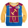 AFL Brisbane Lions Custom Name Number The Simpsons Guernsey Kids Sweatshirt