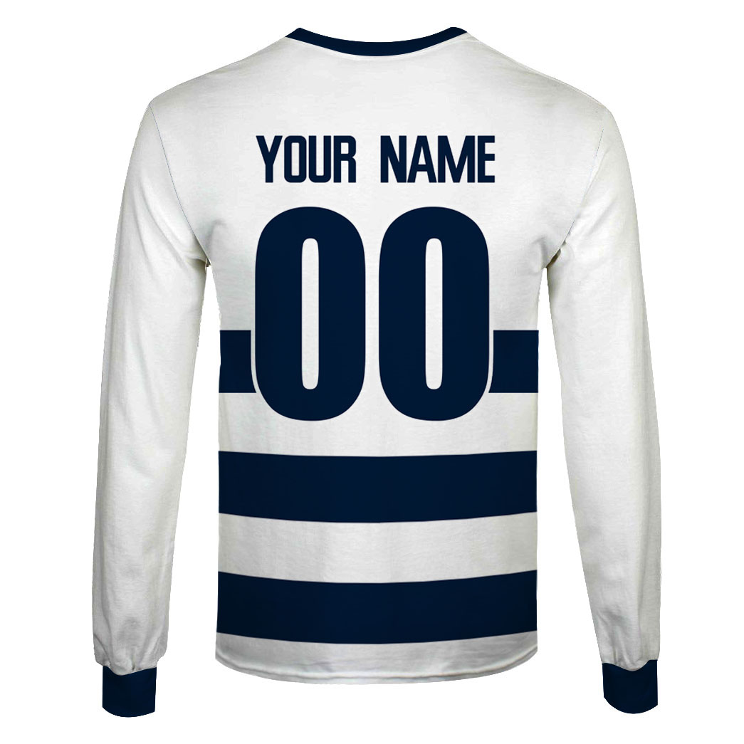 AFL Geelong Cats Custom Name Number 90s Vintage Retro Guernsey Sweatshirt