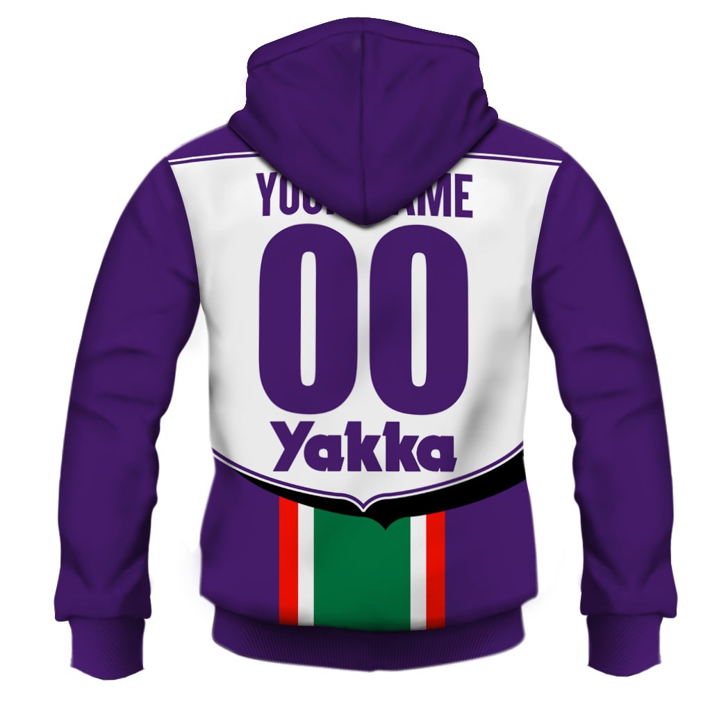 AFL Fremantle Dockers Custom Name Number 1996 Vintage Guernsey Pullover Hoodie