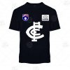 AFL Carlton Blues Custom Name Number Vintage Heritage 1995 Guernsey T-Shirt