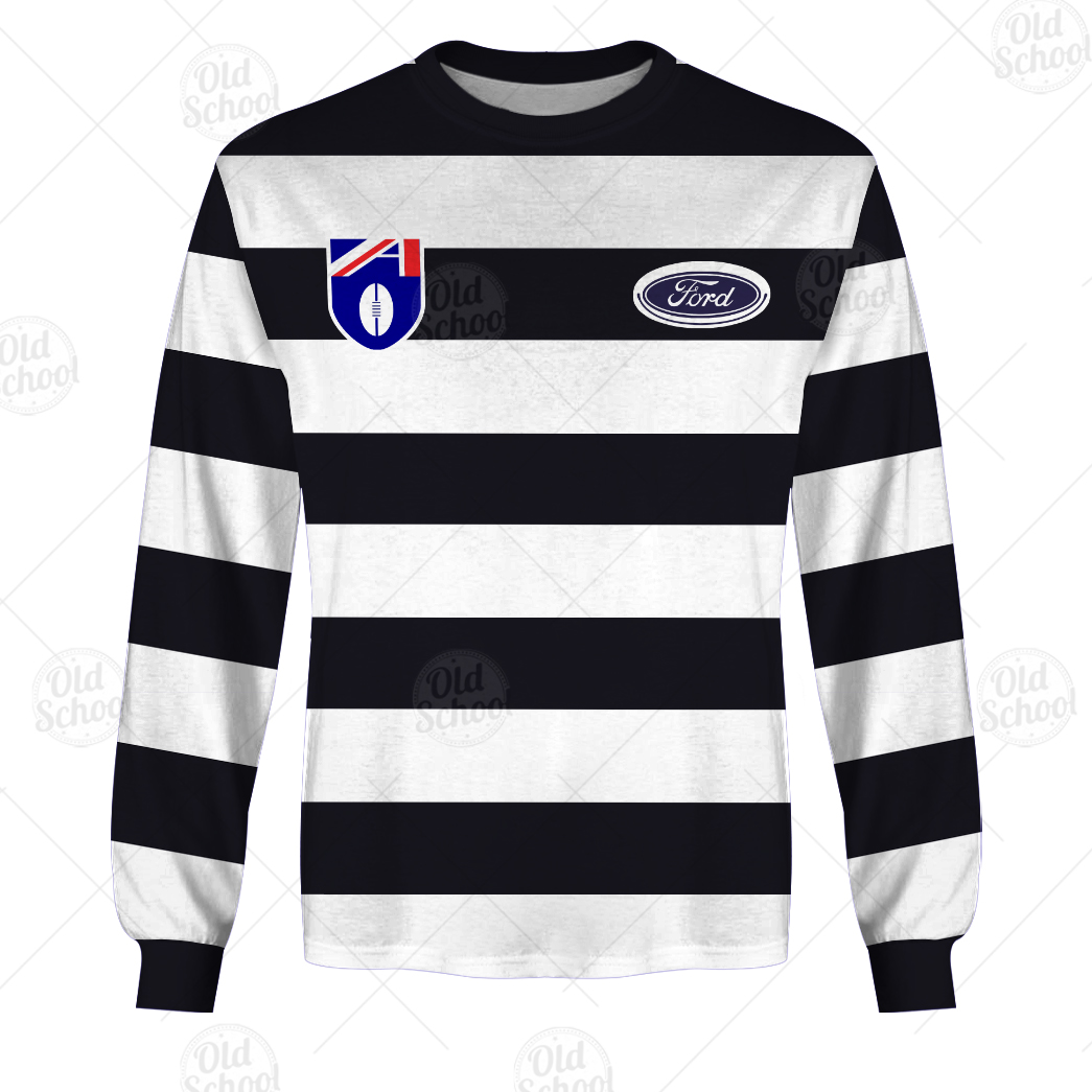AFL Geelong Cats Custom Name Number Vintage Guernsey 1992 HERITAGE Sweatshirt
