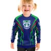NRL New Zealand Warriors Custom Name Number Ranger Kids Sweatshirt