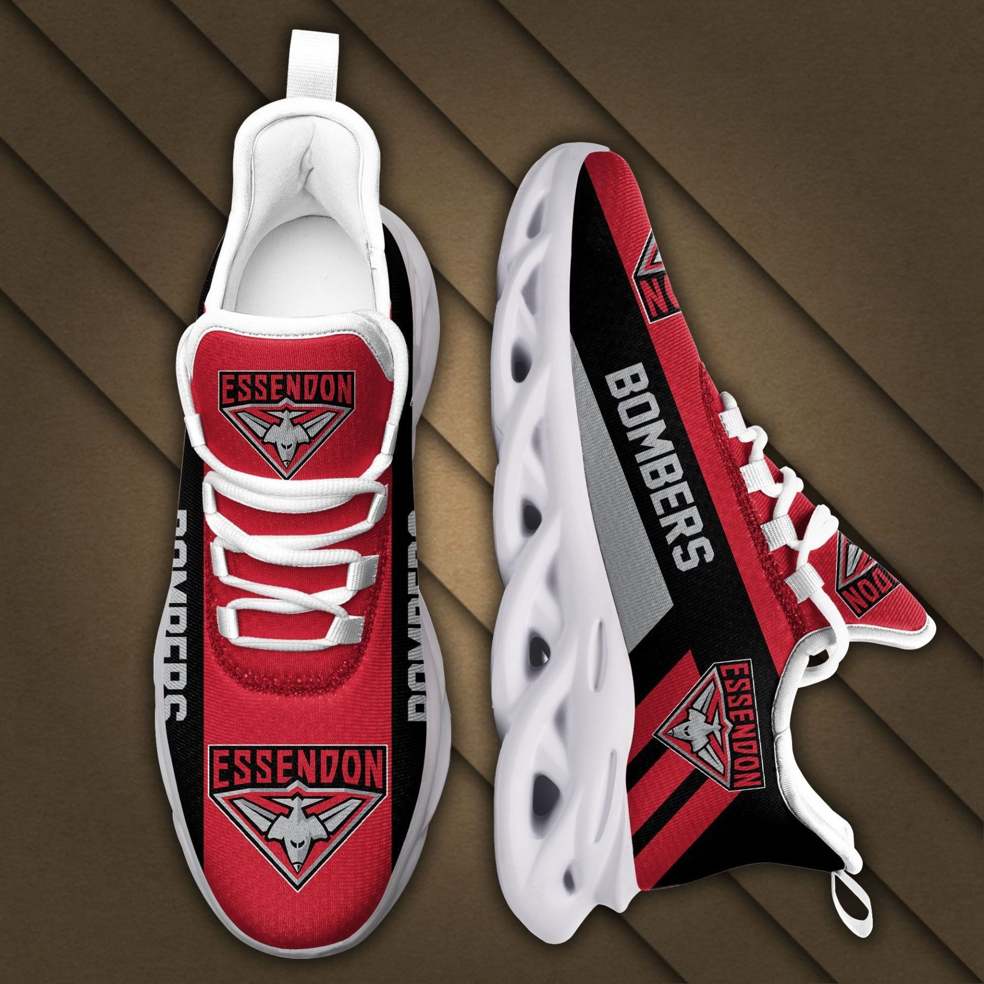 AFL Essendon Bombers Red Max Soul Shoes