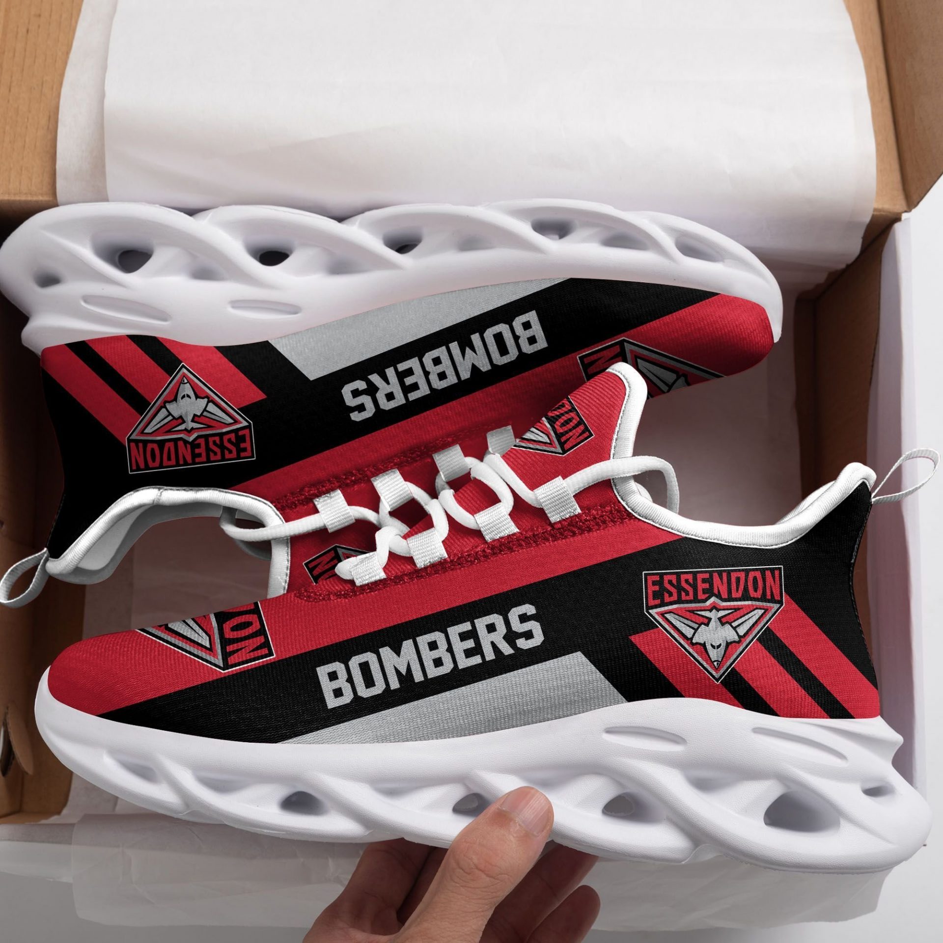 AFL Essendon Bombers Red Max Soul Shoes