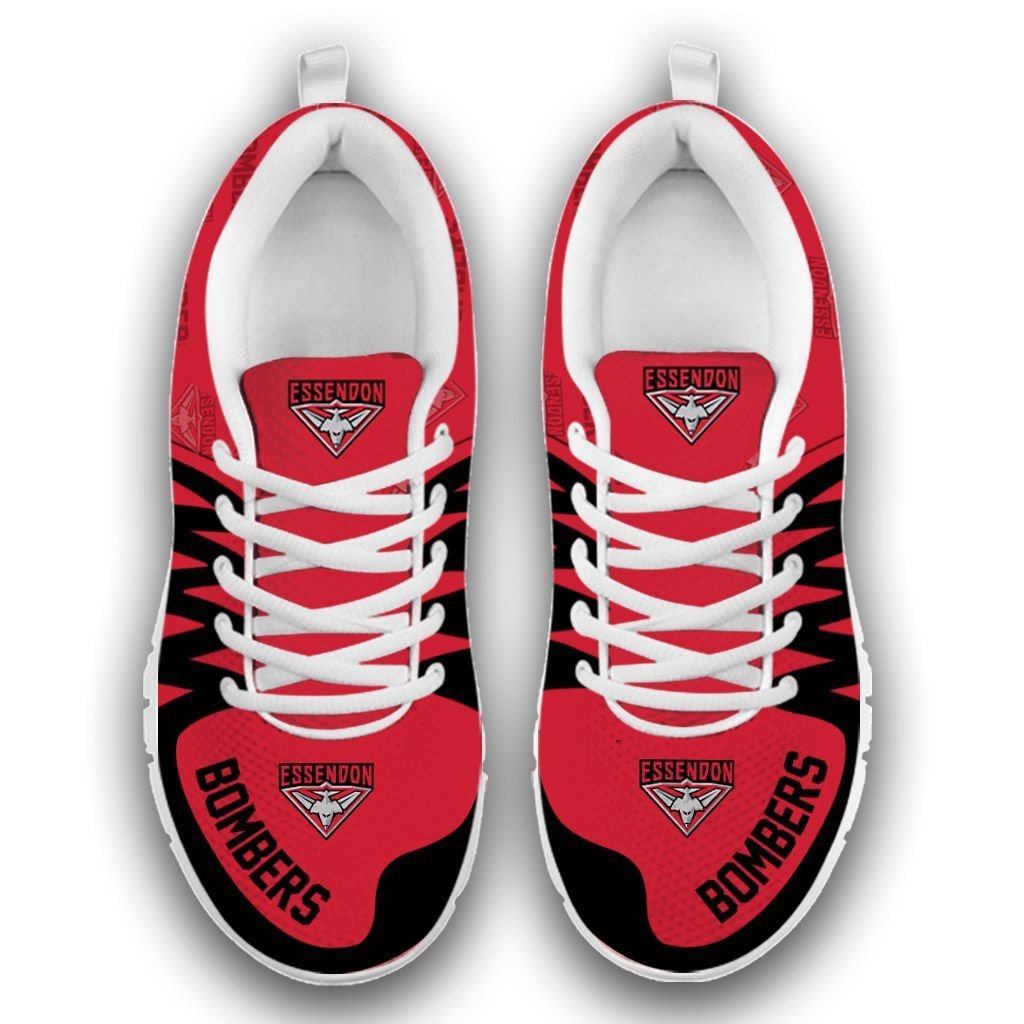 AFL Essendon Bombers Red Running Shoes