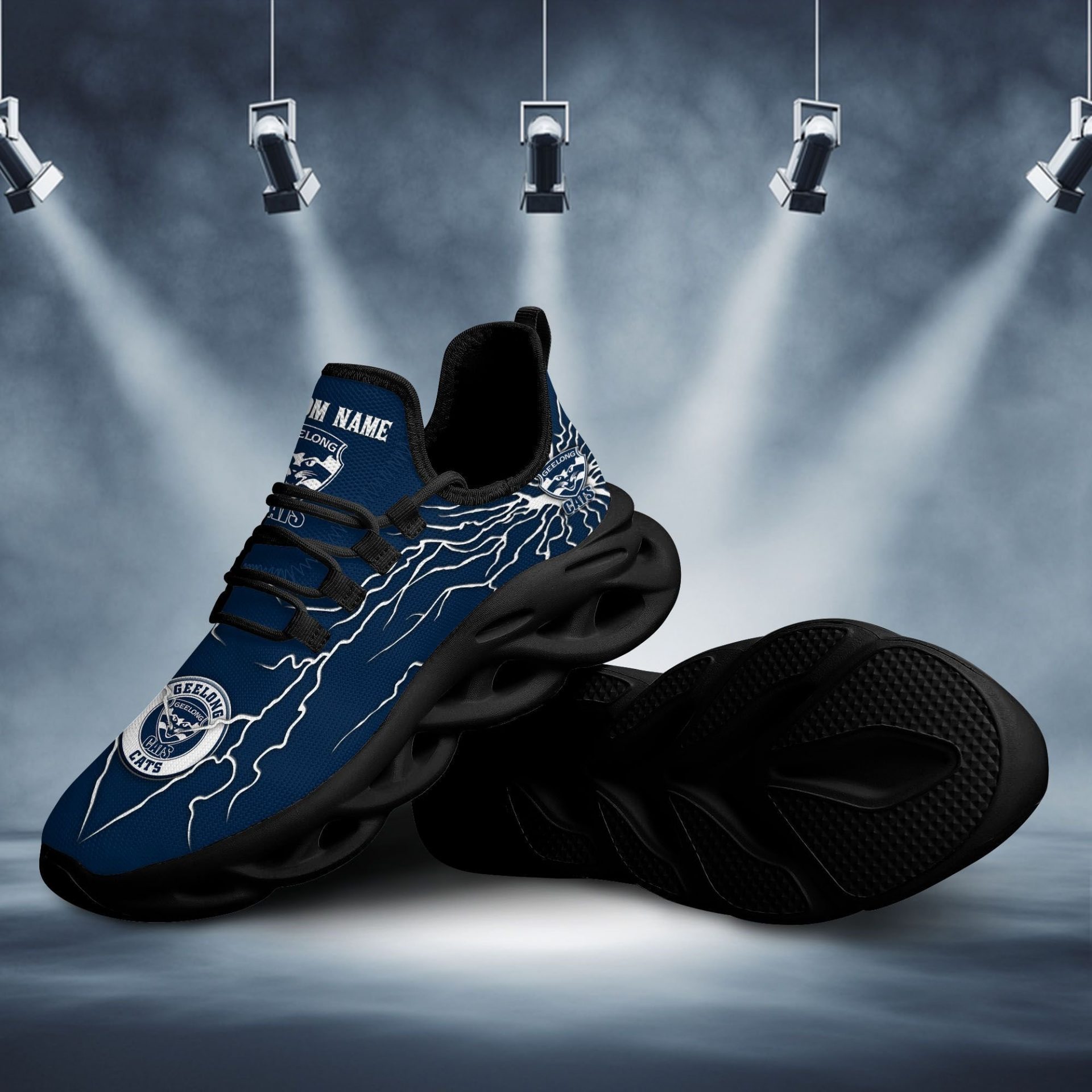 AFL Geelong Cats Custom Name Max Soul Shoes V1 AFL Geelong Cats Custom Name Max Soul Shoes V1