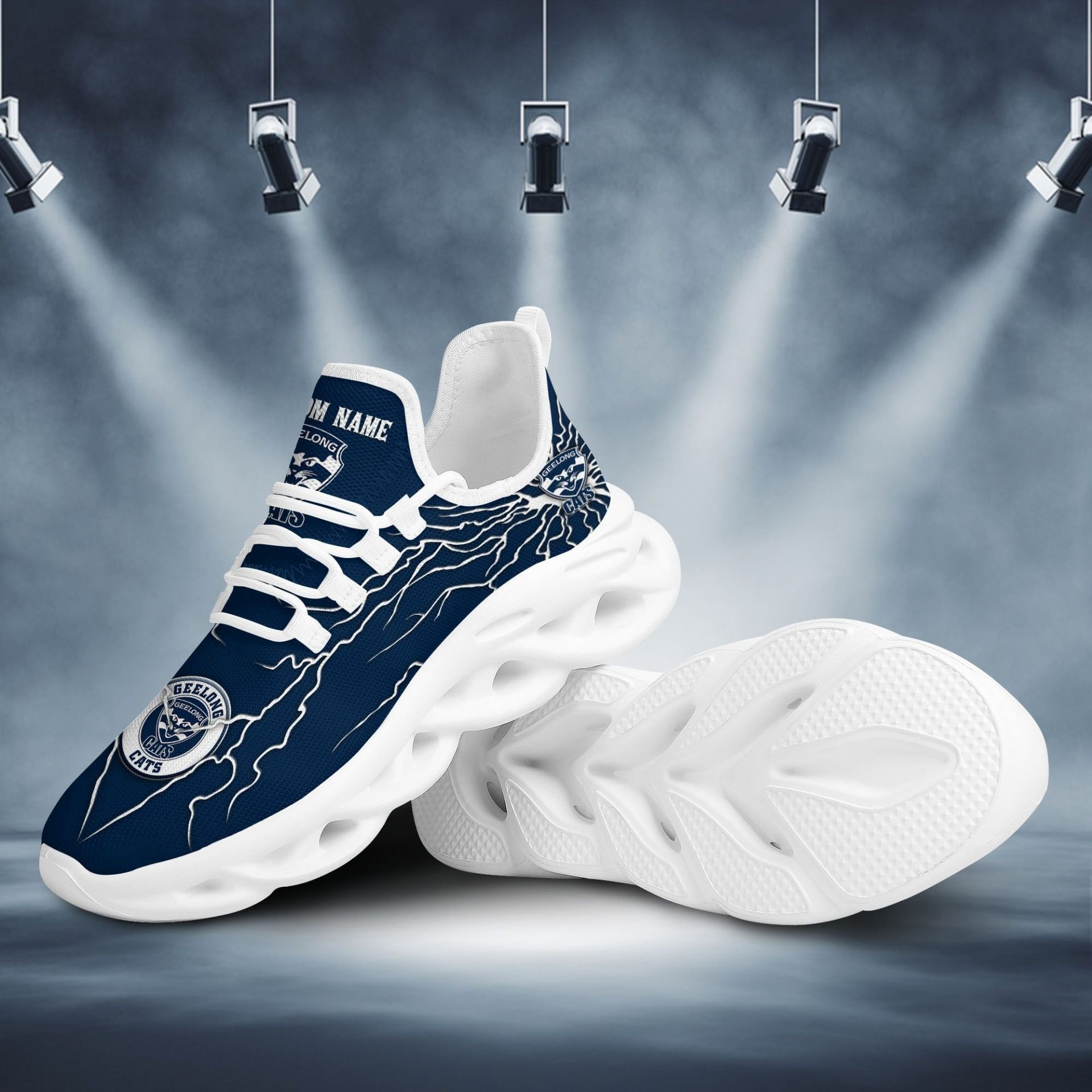 AFL Geelong Cats Custom Name Max Soul Shoes V1 AFL Geelong Cats Custom Name Max Soul Shoes V1