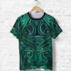 NRL New Zealand Warriors Maori Green T-Shirt