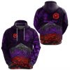 NRL New Zealand Warriors Taranaki Mount ANZAC Vibes – Purple Pullover Hoodie