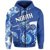 AFL North Melbourne Kangaroos Aboriginal Zip Up Hoodie