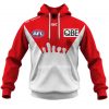 AFL Sydney Swans Custom Name Number The Simpsons Guernsey Pullover Hoodie