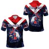 NRL Sydney Roosters Custom Name Number Indigenous Polo Shirt
