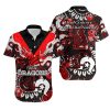 NRL St. George Illawarra Dragons NAIDOC Patterns Hawaiian Shirt