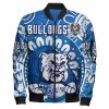 NRL Canterbury-Bankstown Bulldogs Aboriginal Watercolour Bomber Jacket