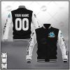 NRL Cronulla-Sutherland Sharks Custom Name Number Baseball Jacket