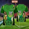 NRL Canberra Raiders Custom Name Indigenous Green T-Shirt