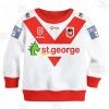 NRL St. George Illawarra Dragons Custom Name Number 2020 Home Jersey Kids Sweatshirt