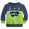 NRL Canberra Raiders Custom Name Number 2021 Home Jersey Kids Sweatshirt