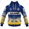 NRL Parramatta Eels Custom Name Number 2021 ANZAC RAAF 100 Jersey Zip Up Hoodie