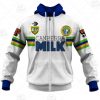 NRL Canberra Raiders Custom Name Number 1995 Away Jersey Vintage Retro Zip Up Hoodie
